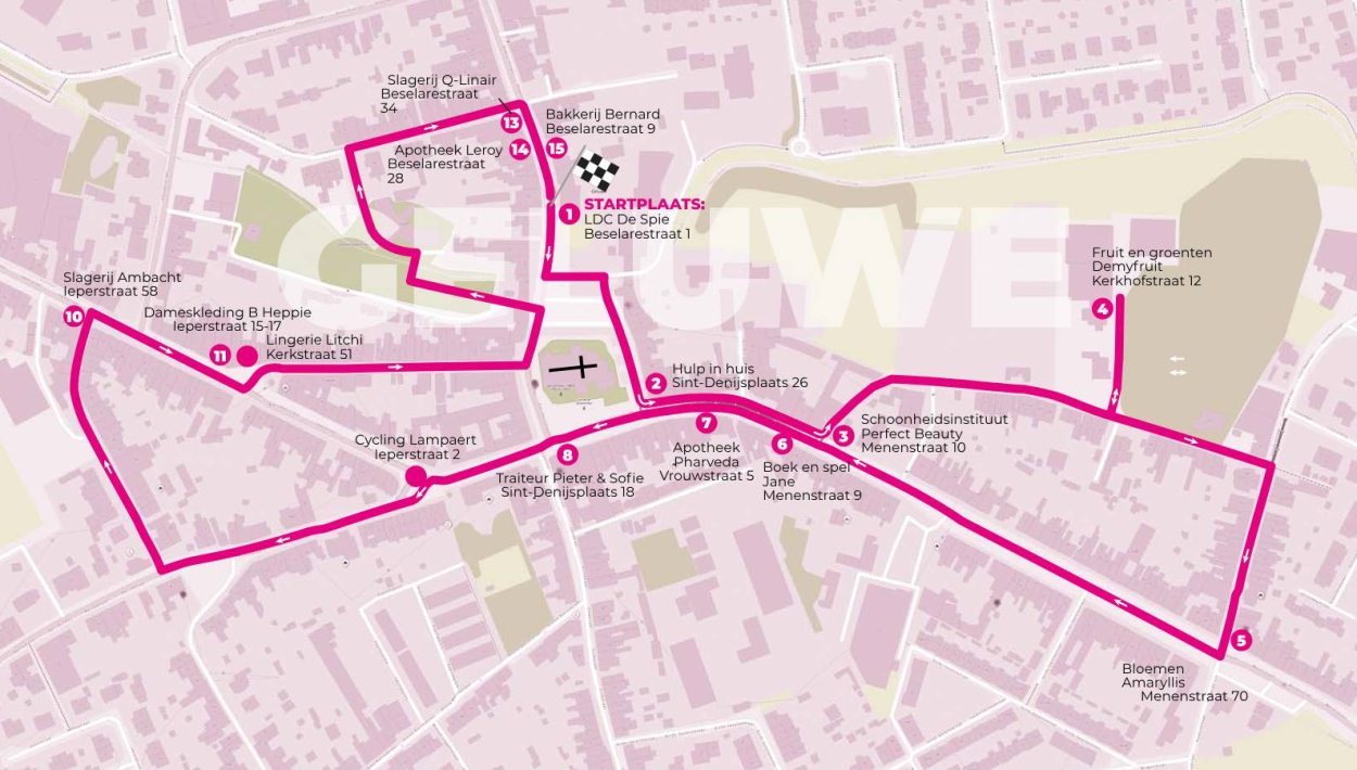 Parcours quizwandeling borstkankerpreventie 2024